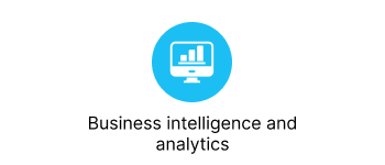 Business intelligence and analytics.